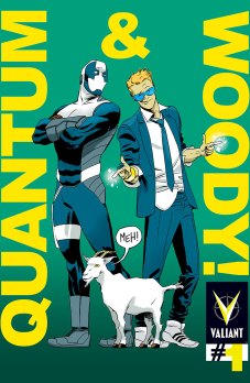 Quantum and Woody Cover issue one